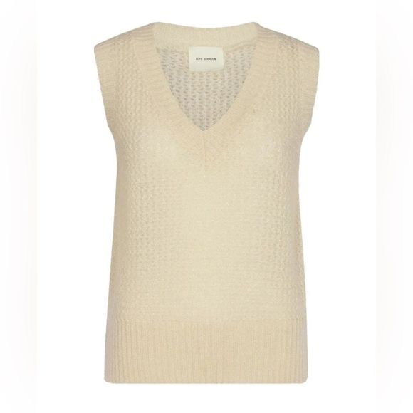 SOFIE SCHNOOR MALIVA SWEATER VEST - Picture 1 of 7